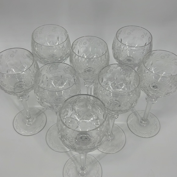 Rogaska Crystal Cut Balloon Gallia Wine
Hocks/Goblets Set of 4 Vintage RARE - Picture 14 of 17